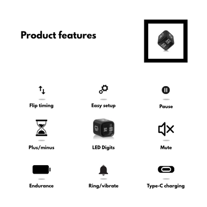 PomodoBlock™ Cube Timer