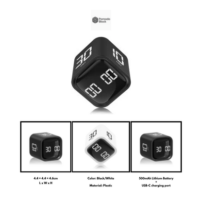 PomodoBlock™ Cube Timer